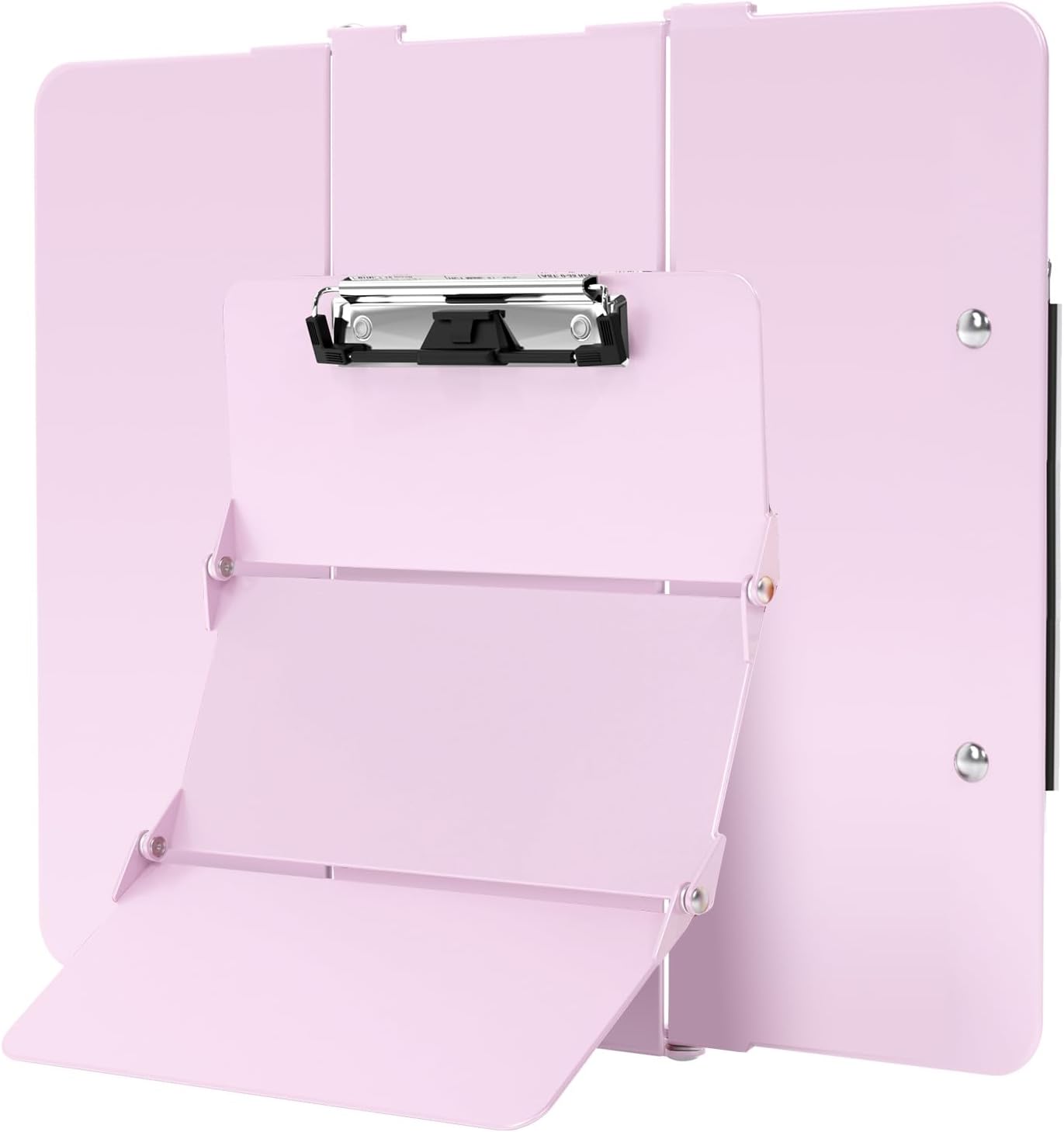 Nursing Clipboard Foldable, Foldable Clipboard w/Nursing Edition Cheat Charts,3 Layers Aluminum, Nurse Clip Board w/Low Profile Clip&Pen Clip Pocket for Nurses and Doctors,Light Blue
