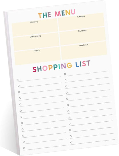 Modern Habit Tracker Sticky Note Pad / 50 Sheets / 8" x 11.5" Positive Habit List Sticky Notes/Weekly Accountability Checklist/Made in The USA