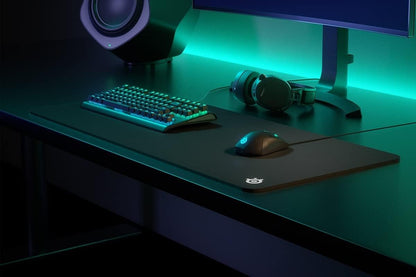 SteelSeries QcK Gaming Mouse Pad - XXL Cloth - Peak Tracking and Stability - Esports Mousepad - Never-Slip - Full Desk Coverage
