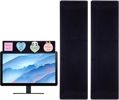 Monitor Memo Board Top Mount,18" Monitor Sticky Note Holder,Sticky Boards,Message Board for Computer Monitors