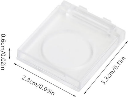 Hufopik 2PCS Diamond Painting Accessories Light Pad Switch Cover, Diamond Art Light Pad Touch Button Protector Cover for Light Pad, Light Table, Light Board，10PCS Back sticker, transparent