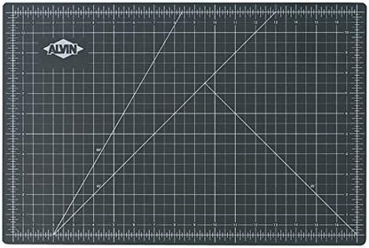 ALVIN GBM Self-Healing Cutting Mat 48 x 96 inch | Double-Sided Green/Black | 5-Layer Gridded Surface for Arts, Crafts and Sewing - Model GBM4896