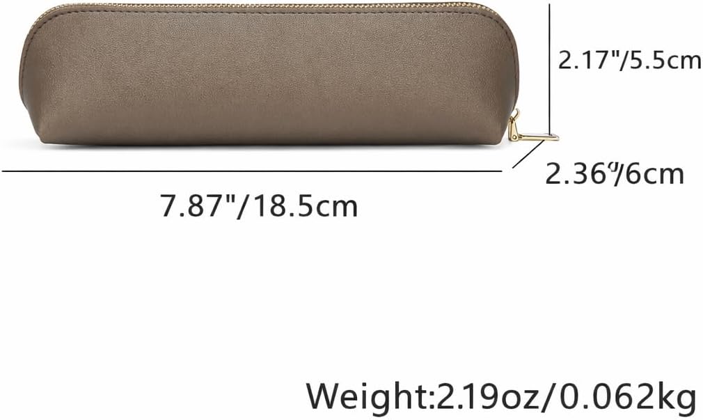 Canvas Pencil Case Cotton Canvas and Simple Multifunctional Pencil Bag Zipper Portable Storage (Black)