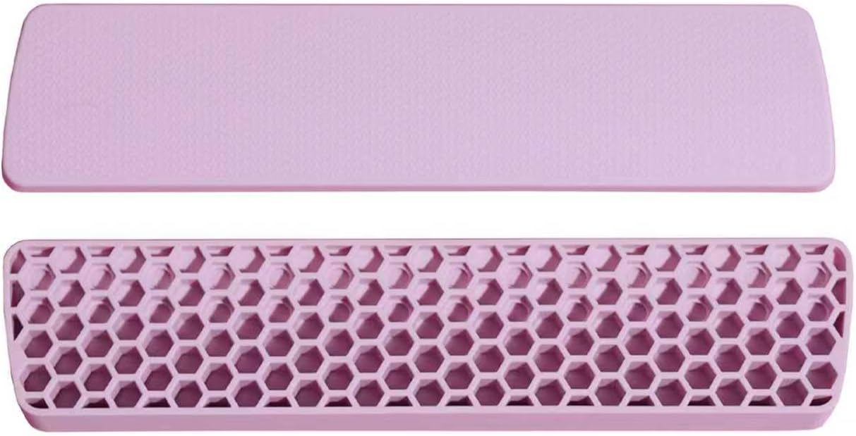 GATERON Sakura Pink Silicone Palm Keyboard Wrist Rest, Support for Office, Computer, Laptop, Mac, Durable, Comfortable, Pain Relief, Pink