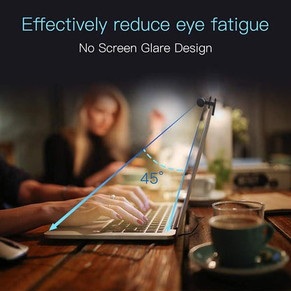 CATPOWER Portable Laptop Monitor Light Bar with USB Connection, e-Reading LED Task Lamp, 3 Color Temperature Settings, 10 Levels of Brightness Adjustment, No Glare on the Screen, Saves Space