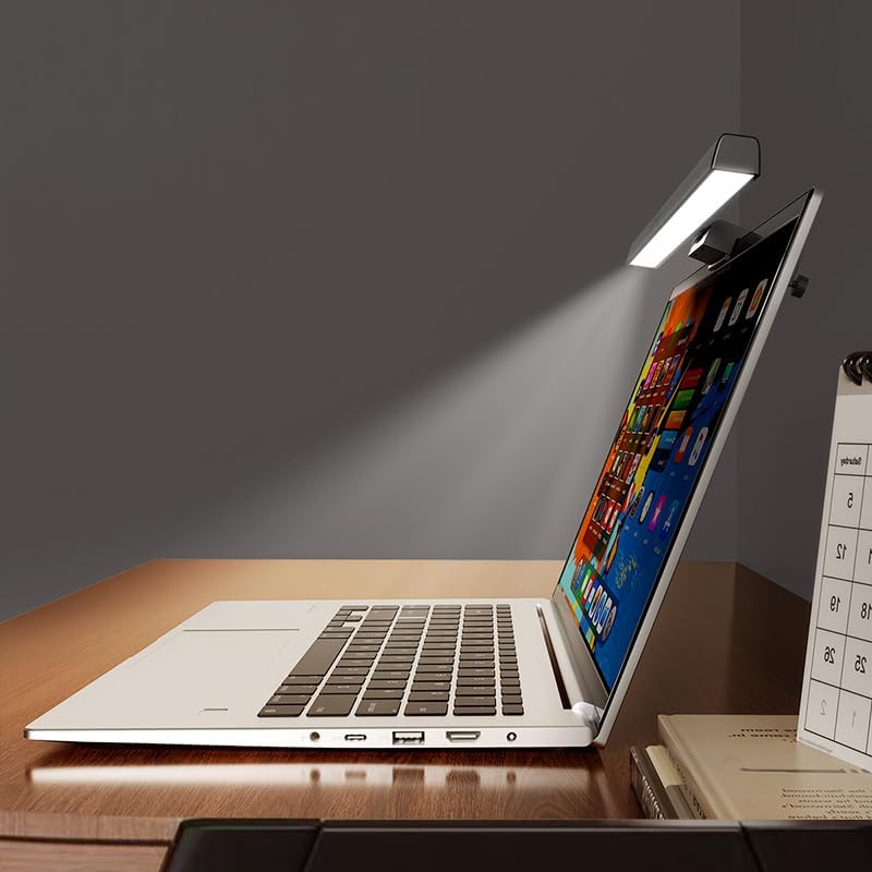 BY-J Computer Monitor Light Bar, Eye-Care USB Reading LED Task Lamp with Touch Control, Fit for Curved Monitor, No Screen Glare Dimmable Desk Lamp Computer Monitor Light Bar for Screen Home Office