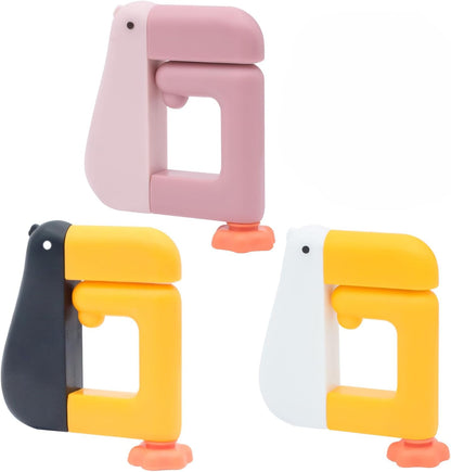 Duck-Shaped Non-Slip Folding Table Hook, Portable Removable Desktop Hook, Used as Handbag Hook and Bag Clip, Suitable for School/Office Desktop Storage Organization