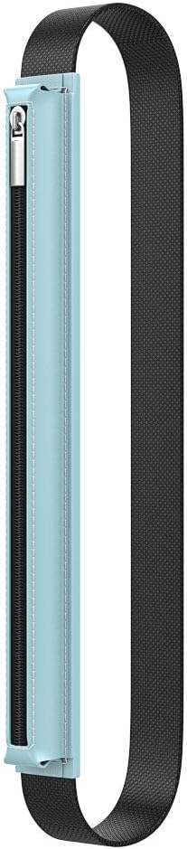 MoKo Pencil Case Fit Apple Pencil Pro, iPencil (USB-C), Apple Pencil 1st/2nd Generation, Stylus Pencil Sleeve PU Leather Zipper Pouch with Elastic Band for 9.7"-12.9" Tablet, Space Gray