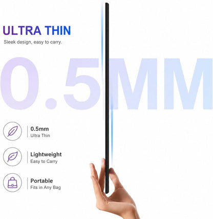 A3 LED Tracing Light Box丨Light Pad - Copy Board with Full-Edge Ruler Frame丨3 Adjustable LED, Premium Acrylic for Art, Drawing, Sketch, Animation, Design, Tattoo, Diamond Painting, X-ray Viewing