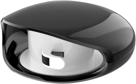 AUTOMATIC Cord Winder Wire / Wire Storage Housekeeper / Retractable Cord Organizer for USB Cables, Headphone Cable, Data Charging Cable and Other Cords. No More Tangled Cords! Black