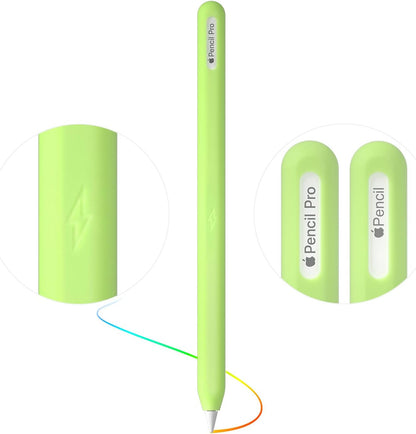 Ultra Thin Protective Pencil Cover for Apple Pencil Pro &Apple Pencil 2nd Gen Silicone Case Sleeve Compatible with Apple Pencil Pro (Pink)