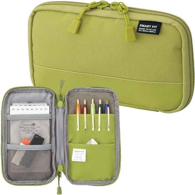 LIHITLAB Compact Pen Case, Water & Stain Repellent