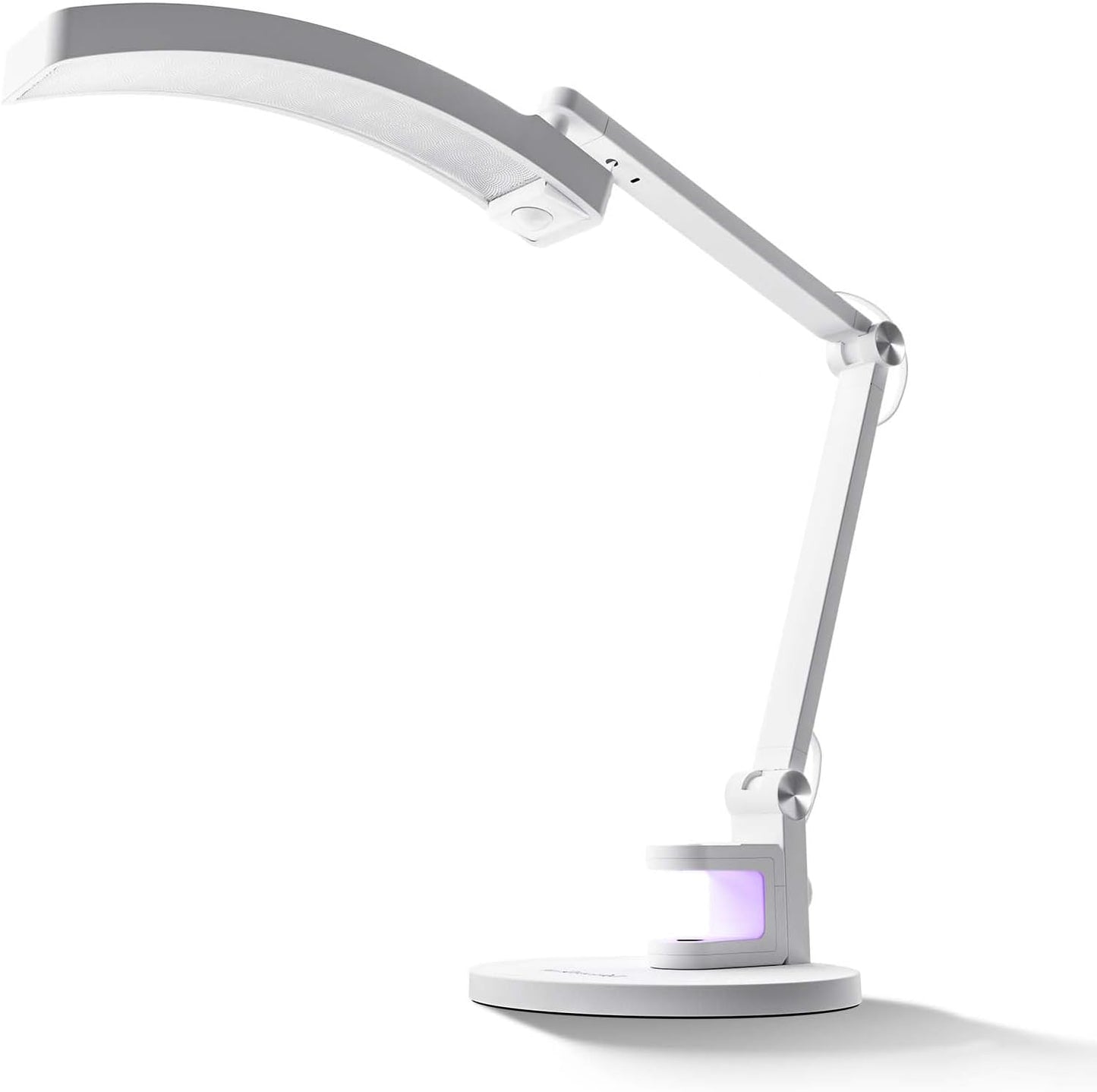 MelodySusie LED Manicure Table Lamp for Nail Techs, S-Pro29G Professional Nail Desk Light with Magnetic UV Curing Lamp, Adjustable Arm, Dimmable Brightness & 3 Color Temps for Gel Nails & Nail Art