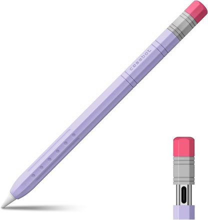 Fintie Silicone Sleeve for Apple Pencil (USB-C), Light Pen Skin Case Cover Soft Protective Anti-Slip Pencil Grip Holder, Supports Magnetic Attachment, Pink