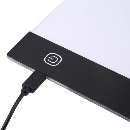 LED Tracing Light Box Board, Adjustable Brightness A5 USB Art Drawing Sketching Copy Pad for Tattoo Drawing, Streaming, Sketching