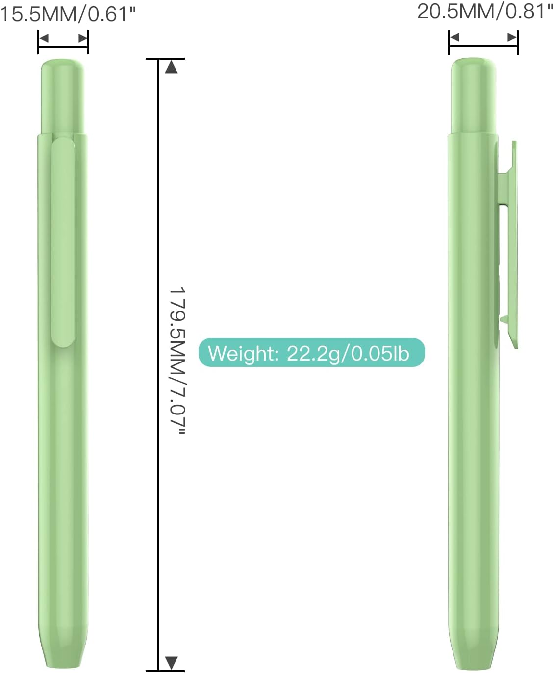 MoKo Holder Case for Apple Pencil 1st Generation, Retractable Apple Pencil 1st Case Protective iPad Pencil Sleeve Skin Cover with Sturdy Clip, Pink