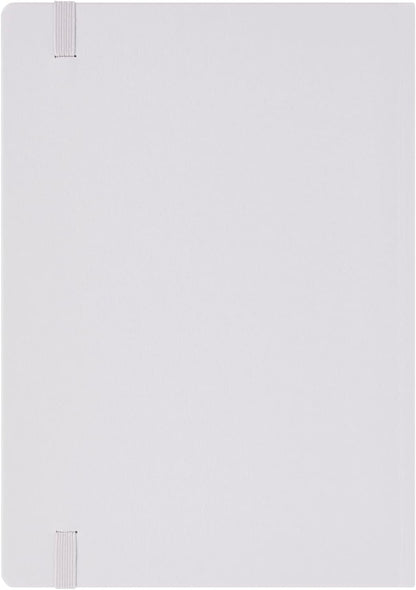 Maruman Mnemosyne Lined Notebook- Vertical A5, 5.83" x 8.27", 70 Sheets / 140 Pages, 7mm College Ruled With Center Line Journal, Perforated Pages & Wire-Bound to Lay Flat, Black, Made in Japan - Colors B