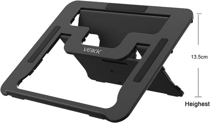 VEIKK Drawing Tablet Stand for Desk Foldable and Adjustable Graphics Tablet and Pen Display Stand,Non Slip 15° to 75° Angle Adjustable for 10 to 15.6 Inch Drawing Monitor