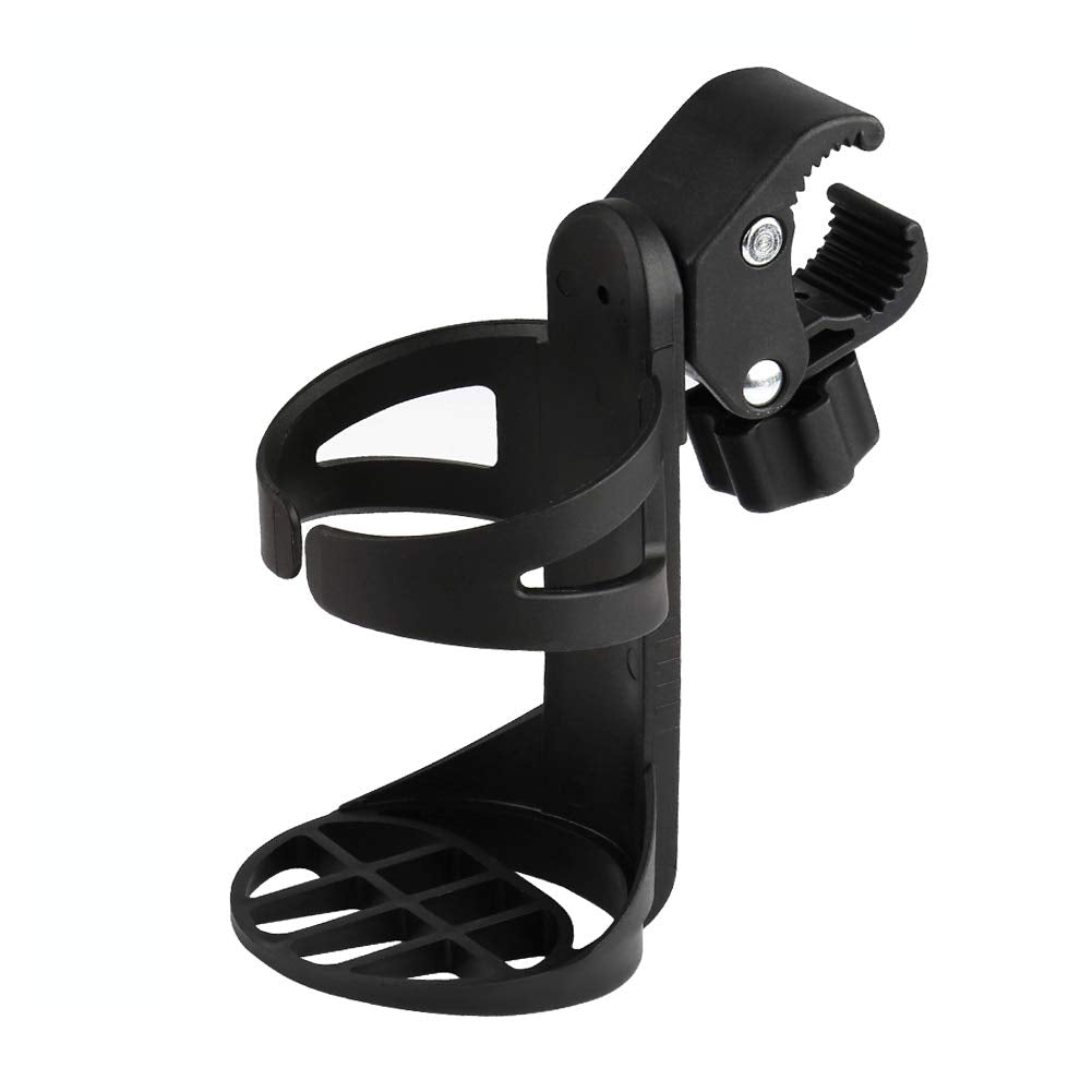 Accmor Stroller Cup Holder, Universal Cup Holder for Uppababy, Nuna, Doona Strollers, Large Bottles 360 ° Rotatable Bottle Holder for Stroller, Wheelchair, Walker, Scooter