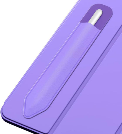 MoKo Pencil Holder Sticker Fit Apple Pencil Pro, Apple Pencil (USB-C), iPencil 1st/2nd Generation, Elastic Pencil Pocket Pouch Adhesive Sleeve Attached to iPad Case for Stylus Pens,Black