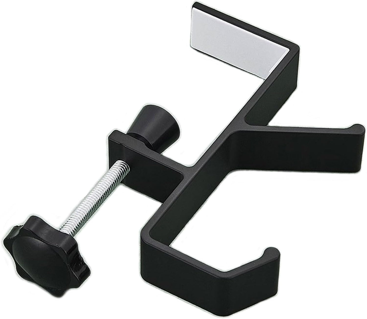 KISOY 2Pcs Purse Hook for Table Desk Bag Hook Purse Hanger for Table Backpack Hanger Headphones Holder underdesk Hook Bag Holder for Table (Black)