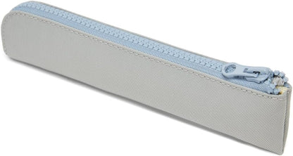 Canvas Pencil Case Small Pencil Pouch Slim Lightweight Pen Case Holder Cute Zipper Bag for School Office
