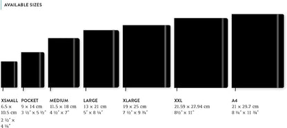 Moleskine Classic Notebook, Soft Cover, Pocket (3.5" x 5.5") Squared/Grid, Black, 192 Pages