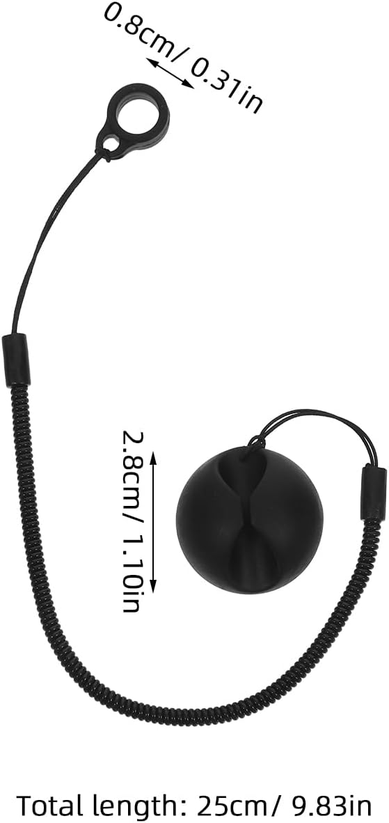 Angoily Pen Leash, 2Pcs Retractable Stylus Teacher Pen Lanyard with Ring, Elastic Tether for Tablets, Writing Boards Loss Prevention Strap, Office Supplies for Desk