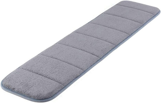 Upgraded Computer Wrist Elbow Pad, Creatiee Premium Memory Cotton Desktop Keyboard Arm Rest Support Mat for Office Desktop Working Gaming - Less Elbow Pain(Long-Sized, 7.9 x 31.5 inch)(Gray)