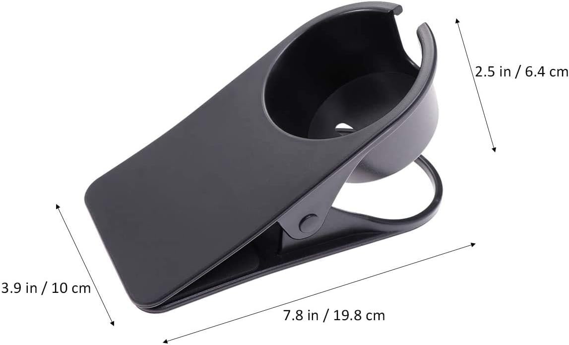 Drink Cup Holder Clip Home Office Table Desk Side Huge Clip Water Drink Beverage Soda Coffee Mug Holder Cup Saucer Clip Design