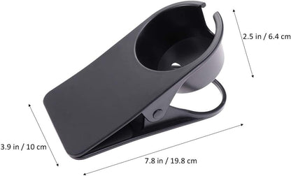 Drink Cup Holder Clip Home Office Table Desk Side Huge Clip Water Drink Beverage Soda Coffee Mug Holder Cup Saucer Clip Design