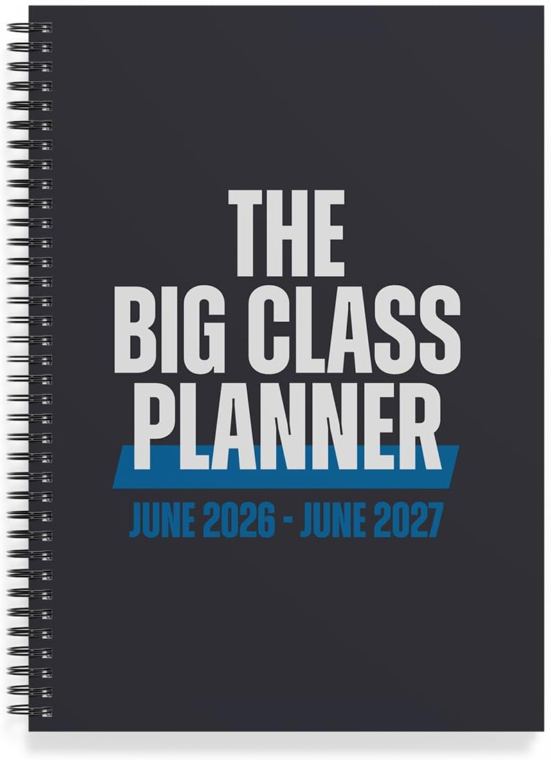 Academic Year Monthly Planner 2026–2027 – Mobile Desktop Calendar – Dry Erase Whiteboard – Fold-Out Design – Marker & Labels Included – 11x14" Expands to 22x14" – Navy Blue