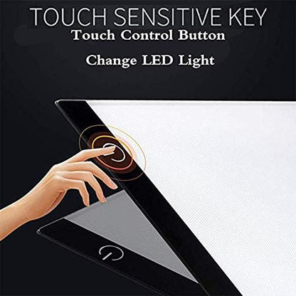 Huacan LED Light Pad Board for Diamond Painting Tablet Ultrathin 3 Level Dimmable Portable USB Charging Apply to Diamond Art Kits