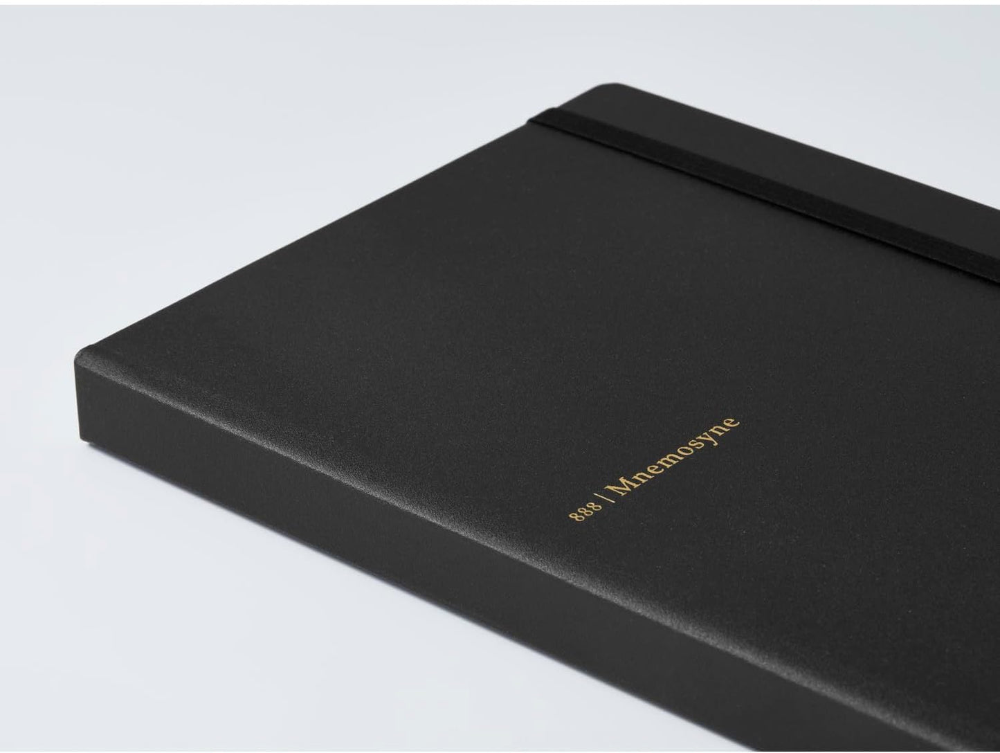 Maruman Mnemosyne Lined Notebook- Vertical A5, 5.83" x 8.27", 70 Sheets / 140 Pages, 7mm College Ruled With Center Line Journal, Perforated Pages & Wire-Bound to Lay Flat, Black, Made in Japan - Colors A
