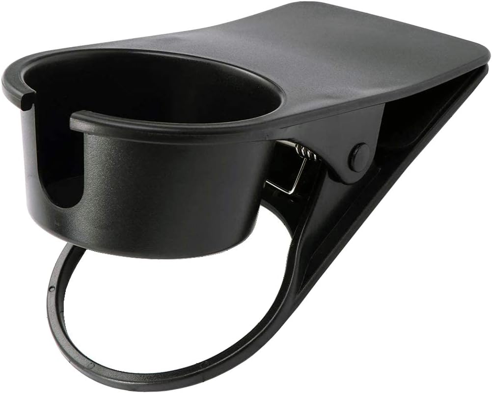 Drink Cup Holder Clip Home Office Table Desk Side Huge Clip Water Drink Beverage Soda Coffee Mug Holder Cup Saucer Clip Design
