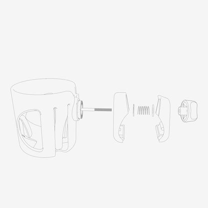 Boat Cup Holder Clamp-on Mount Marine Universal Drinks Holders Rotation Drink Holder for Marine Boat,Yacht,Kayak,Boat Rail, Boat Handle Bar,Stroller,Bikes,Trolleys,etc,with Alligator Clamp