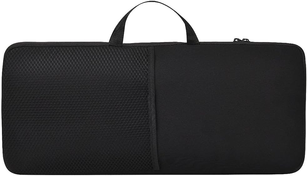 Wireless Keyboard Mouse Sleeve Travel Case,for Logitech Mk345 Wireless Keyboard,Mouse Storage and Cable Storage Pouch,Soft Neoprene Dust and water resistant bag(Black)