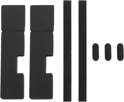 7pcs Mechanical Keyboard Spacebar Silencer Pad Poron Eva Stabilizer Foam Pad Compatible with 6.25U/7U Space Bar Caps Black