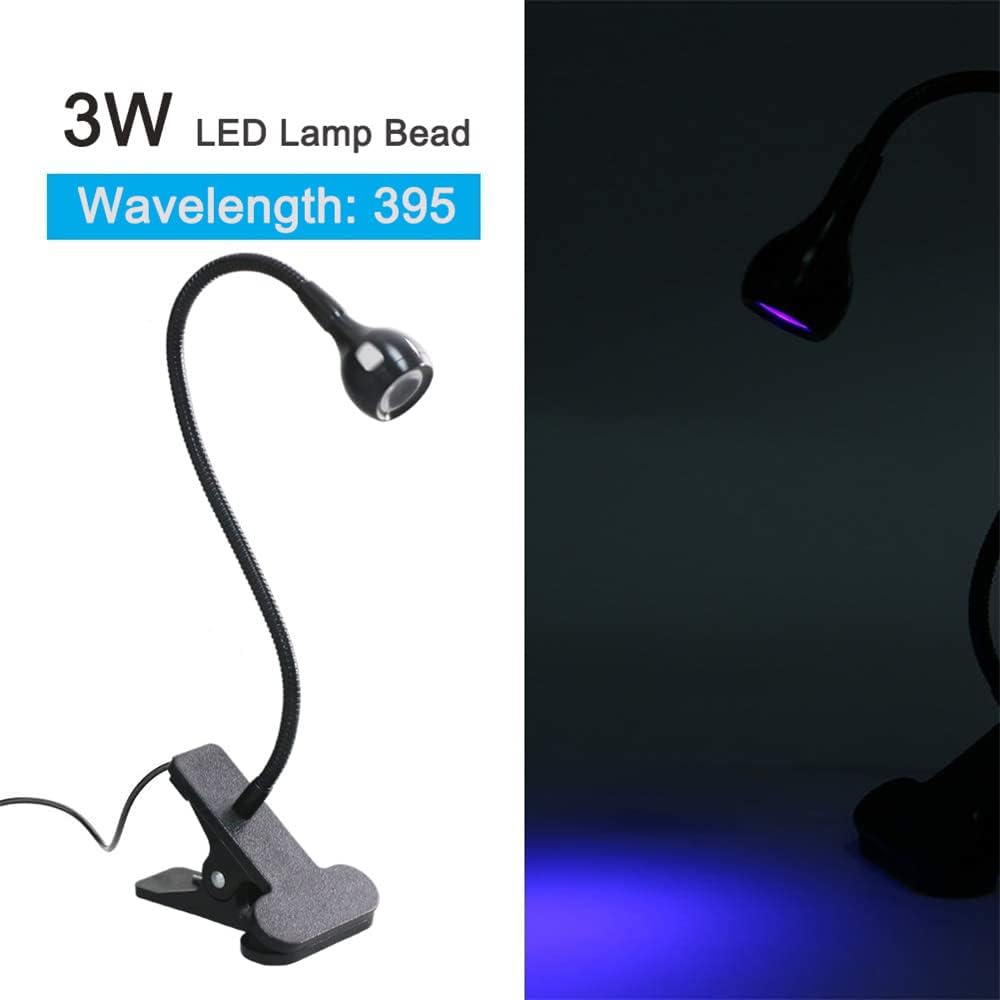 LED Desk Lamp Clip On Light,360°Flexible Gooseneck and Clamp Reading Light,Portable USB Powered Task Light with Clamp,Night Light Clip on for Desk, Bed Headboard and Computers Silver