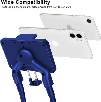 B-Land Cell Phone Holder, Universal Mobile Phone Stand, Lazy Bracket, DIY Flexible Mount Stand with Multiple Function (Black)