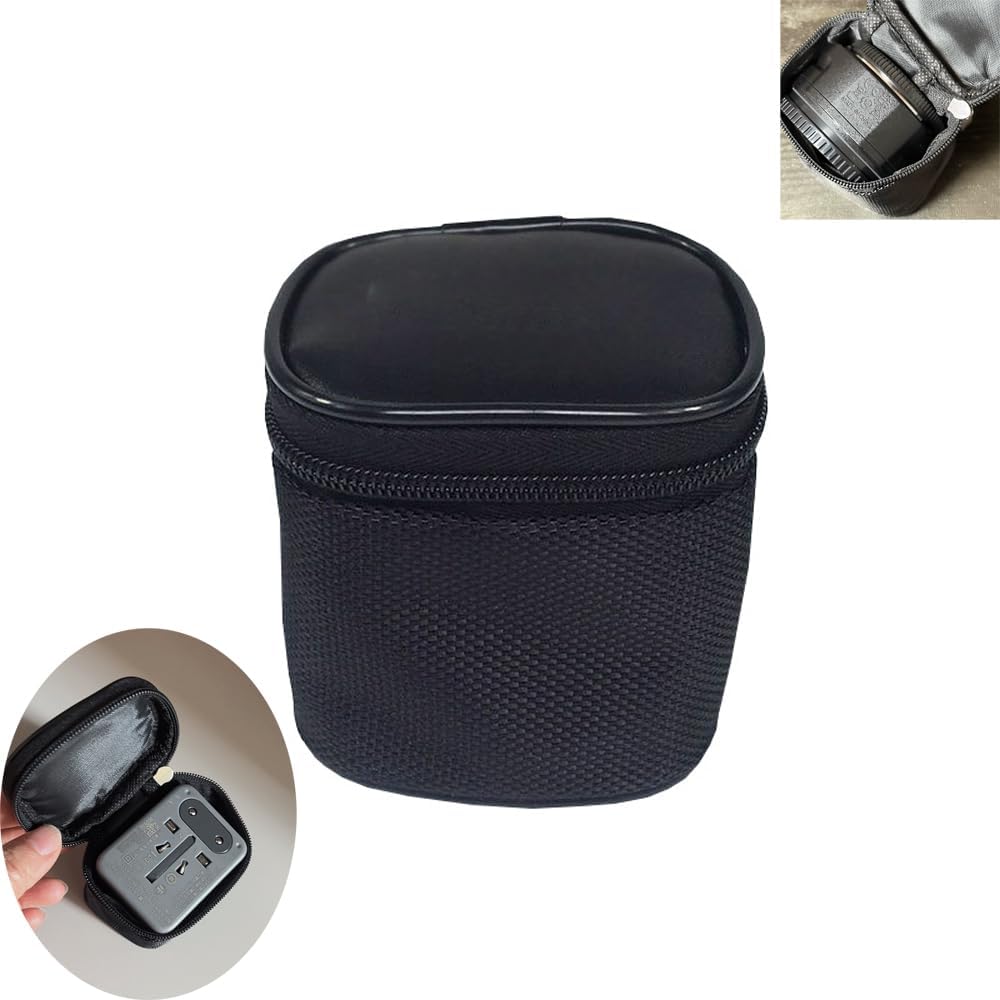2 Pack Universal Travel Adapter Carrying Case Replacement Storage Holder Bag for International Power Adapter Worldwide All in One Travel Adaptor AC Power Plug Adapter Wall Charger Block