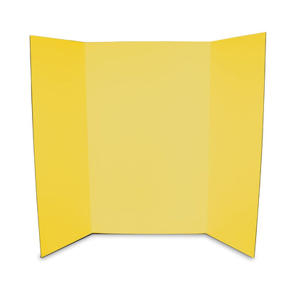 Flipside Products 36” x 48” Project Boards for Presentations, Science Fair, School Projects, Event Displays and Trifold Picture Board, Proudly Made in USA - Black - 4 Pack
