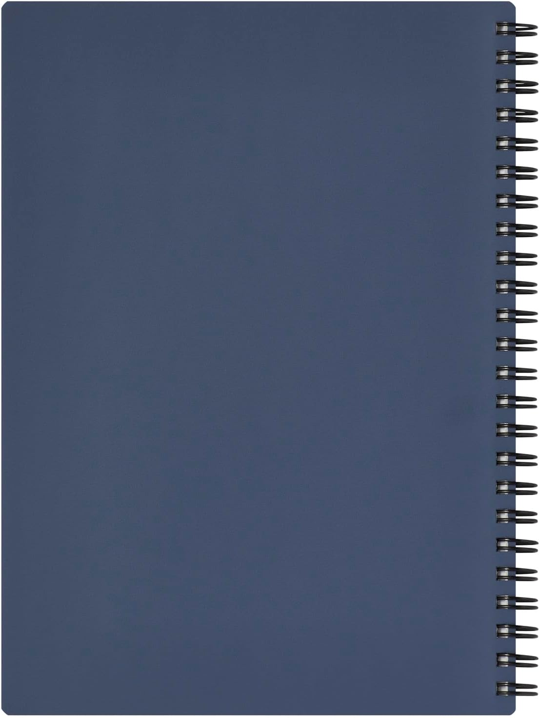 Maruman Mnemosyne Lined Notebook- Vertical A5, 5.83" x 8.27", 70 Sheets / 140 Pages, 7mm College Ruled With Center Line Journal, Perforated Pages & Wire-Bound to Lay Flat, Black, Made in Japan - Colors B