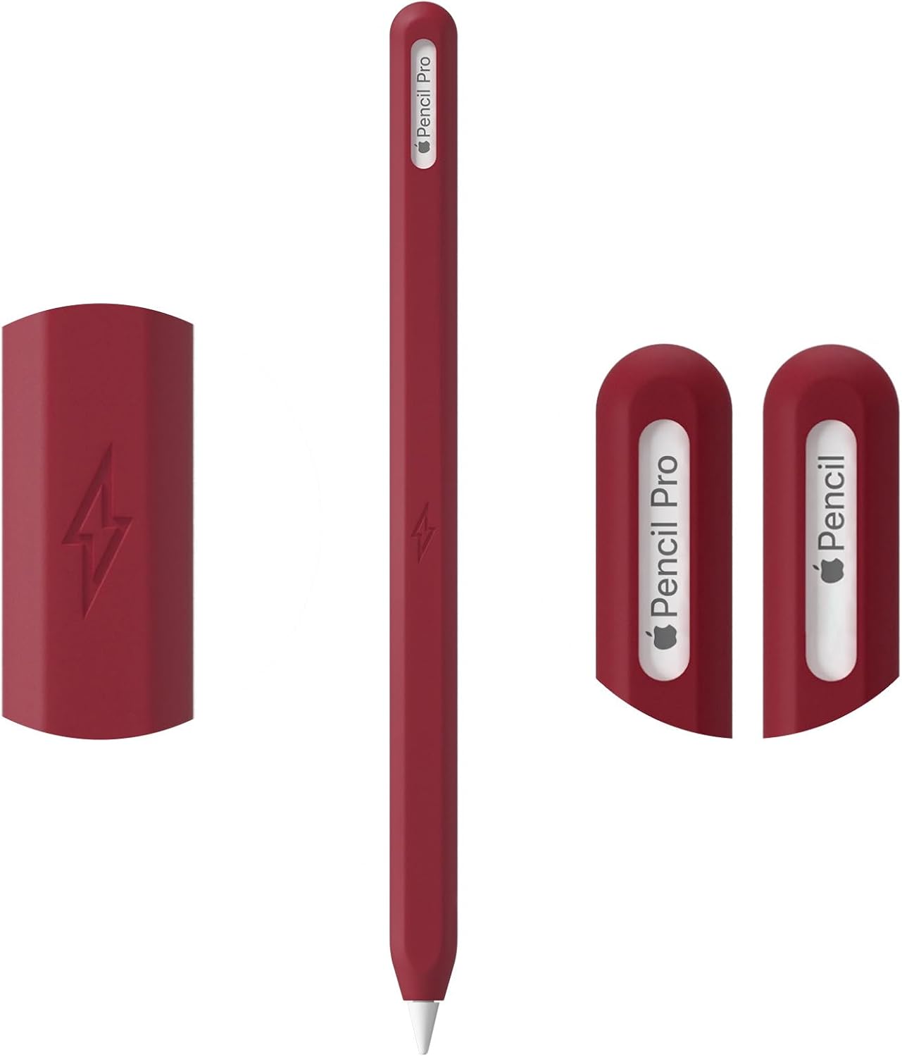 Ultra Thin Protective Pencil Cover for Apple Pencil Pro &Apple Pencil 2nd Gen Silicone Case Sleeve Compatible with Apple Pencil Pro (Pink)