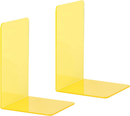Book Stand for Display, Clear Bookends for Bookshelves, Decorative Book Holder for Music Sheets and Magazines