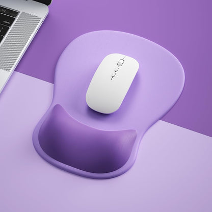 Ergonomic Mouse Pad with Wrist Rest,Cute Gel Mousepad Wrist Support - Small Mini Portable for Travel Mouse Pads for Desk Laptop,Computer,Office & Home Decor (Pink&Light Pink)