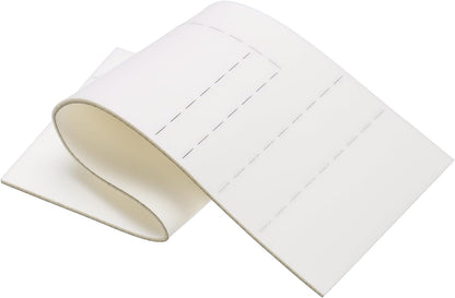PATIKIL 5.1 x 17 x 0.12 Inch Keyboard Foam, Sound Dampening Foam Keyboard Modular Sponge for Hot Swap Mechanical Key Boards, White