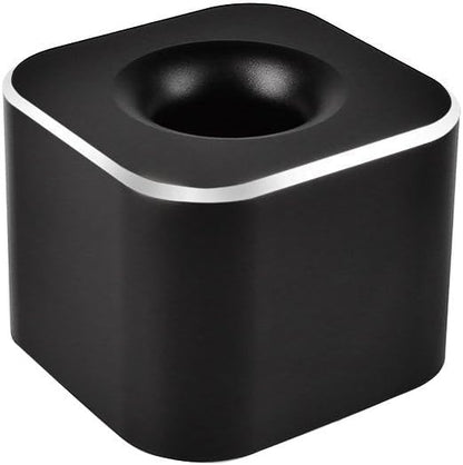 Coideal Single Pen Stand Holder, Black Metal Pen Base Stand for Desk Fountain Pen, Toothbrush Brush, Students and Office