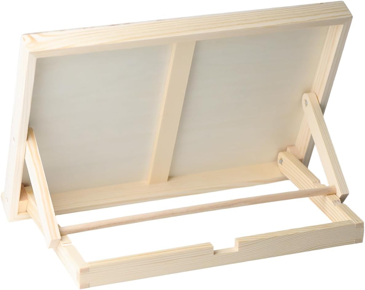 Tabletop Wooden Easel Stand, Adjustable Art Easel for Painting, Drawing, Sketching, Canvas, Books & Artwork Display