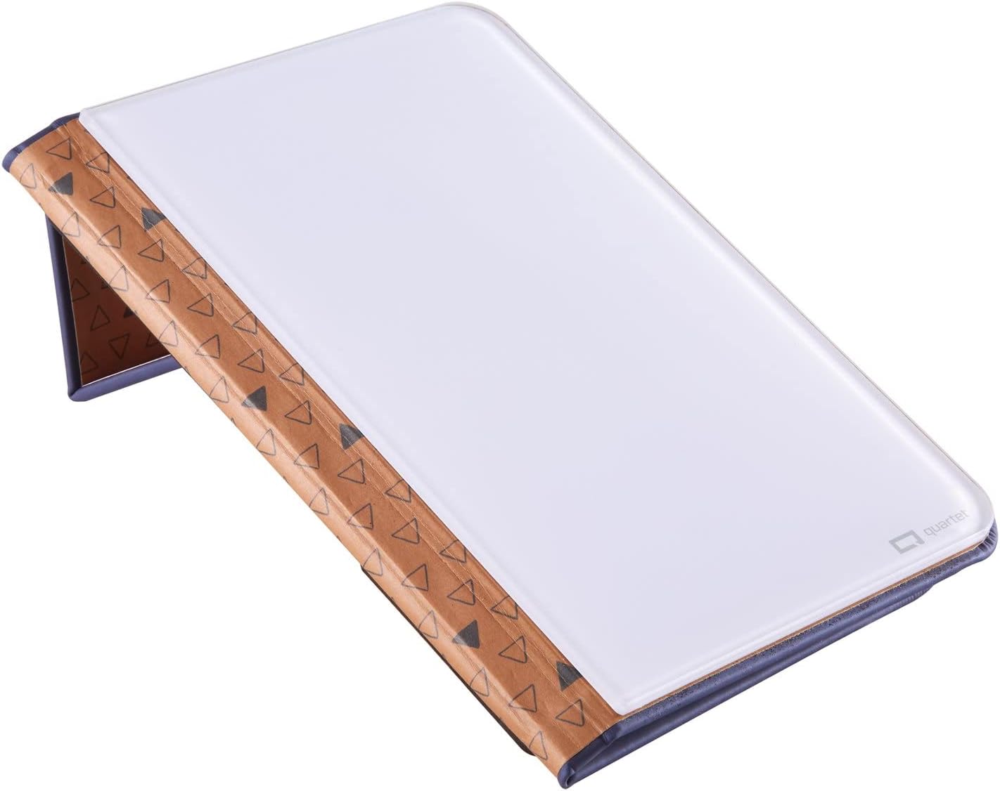 Quartet Glass Desktop Notepad, 9" x 6", Whiteboard, Dry Erase Surface, Dot/White, 2 Pack (GDP96D)